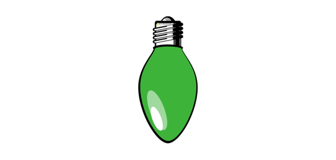 Green Light Bulb